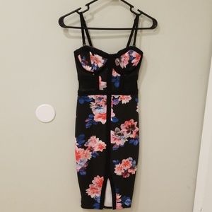 Floral Pencil Dress